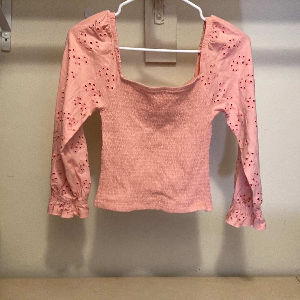 RANGE KISS off shoulder long sleeve blouse